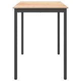 Bar Table Natural 150 x 80 x 105 cm Solid Pine Wood - Rear View
