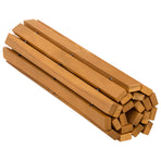 Bath Mat Natural 60 x 40 cm Solid Acacia Wood
