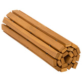 Bath Mat Brown 60 x 40 cm Solid Acacia Wood - Top-Down View