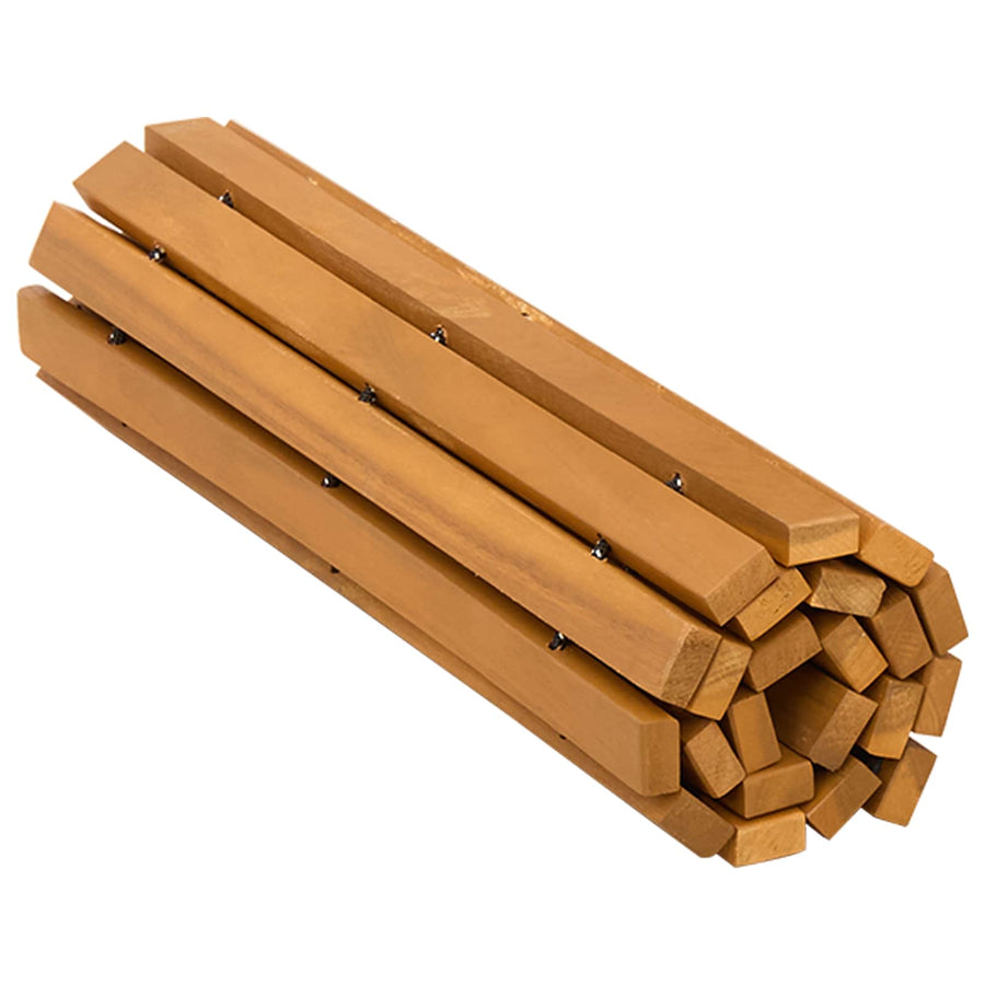 Bath Mat Natural 60 x 40 cm Solid Acacia Wood