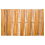 Bath Mat Natural 100 x 60 cm Solid Acacia Wood