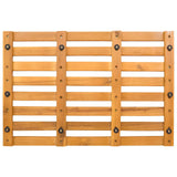 Bath Mat Plain Brown 56 x 37 x 2.5 cm Solid Acacia Wood