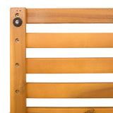 Bath Mat Plain Brown 80 x 48 x 2.5 cm Solid Acacia Wood - Low Angle