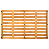 Bath Mat Plain Brown 80 x 48 x 2.5 cm Solid Acacia Wood