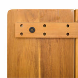 Bath Mat Plain Brown 81 x 50 cm Solid Acacia Wood - Low Angle