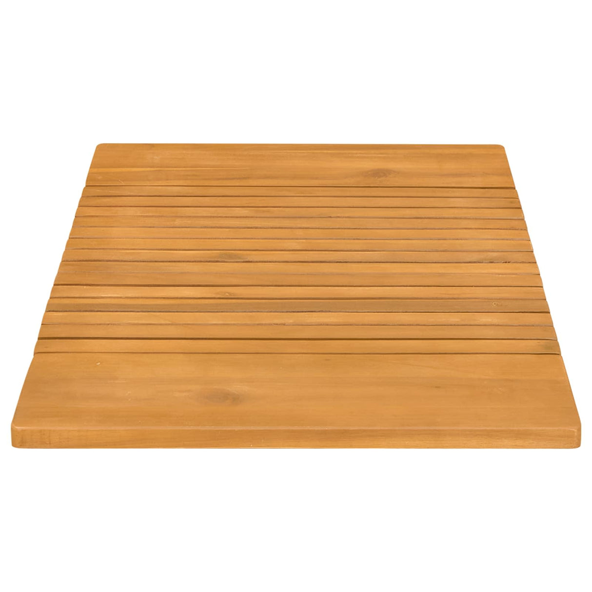 Bath Mat Plain Brown 81 x 50 cm Solid Acacia Wood