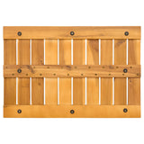 Bath Mat Plain Brown 60 x 40 cm Solid Acacia Wood