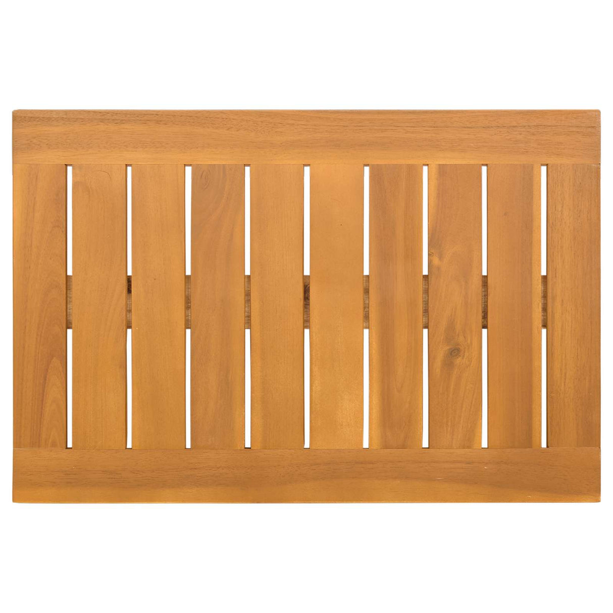 Bath Mat Plain Brown 60 x 40 cm Solid Acacia Wood