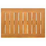 Bath Mat Plain Brown 60 x 40 cm Solid Acacia Wood