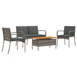 Garden set with Cushion steel