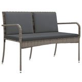 Garden set with Cushion steel - Top-Down View