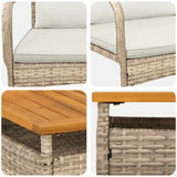 Garden set with Cushion steel - Low Angle