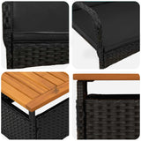Garden set with Cushion steel - Close-Up Angle