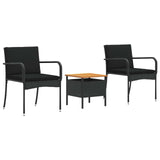 Garden set with Cushion steel - Front View