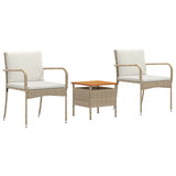 Garden set with Cushion steel - Front View