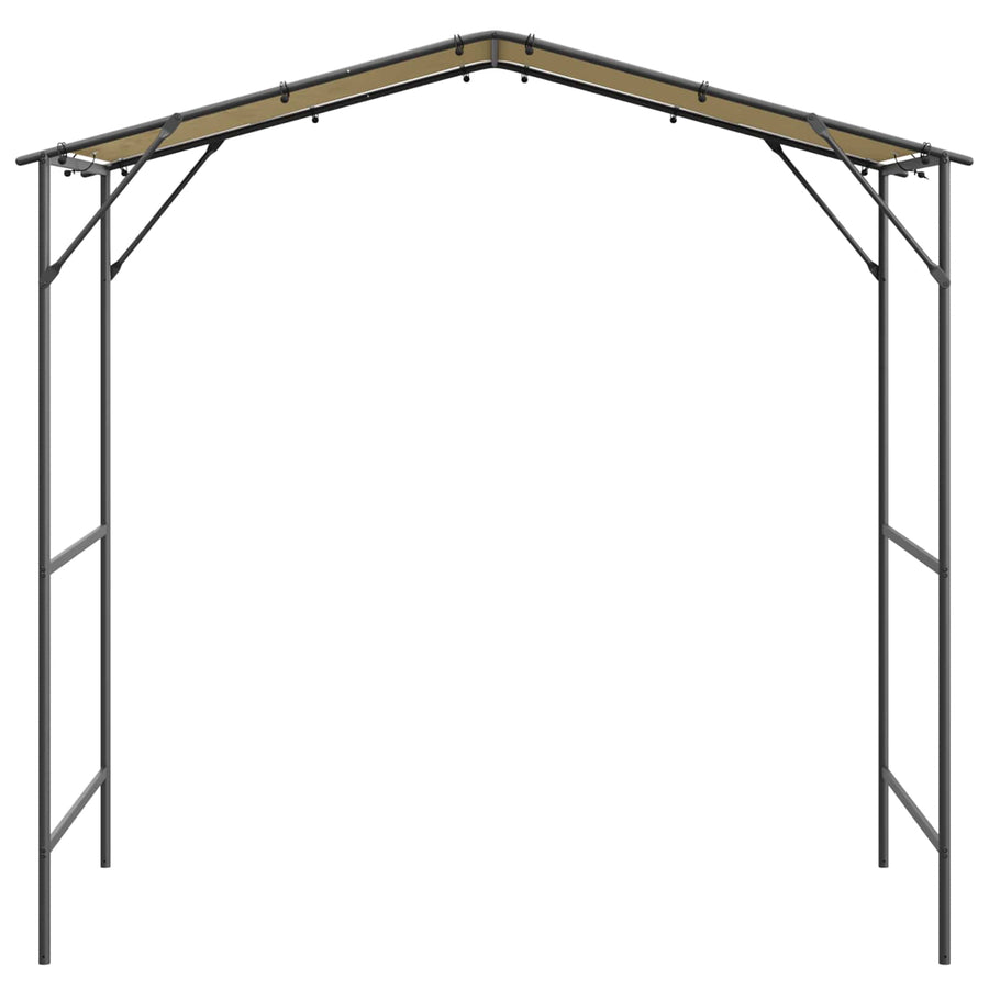 BBQ Gazebo 239.5 x 148 x 233.5 cm Cream