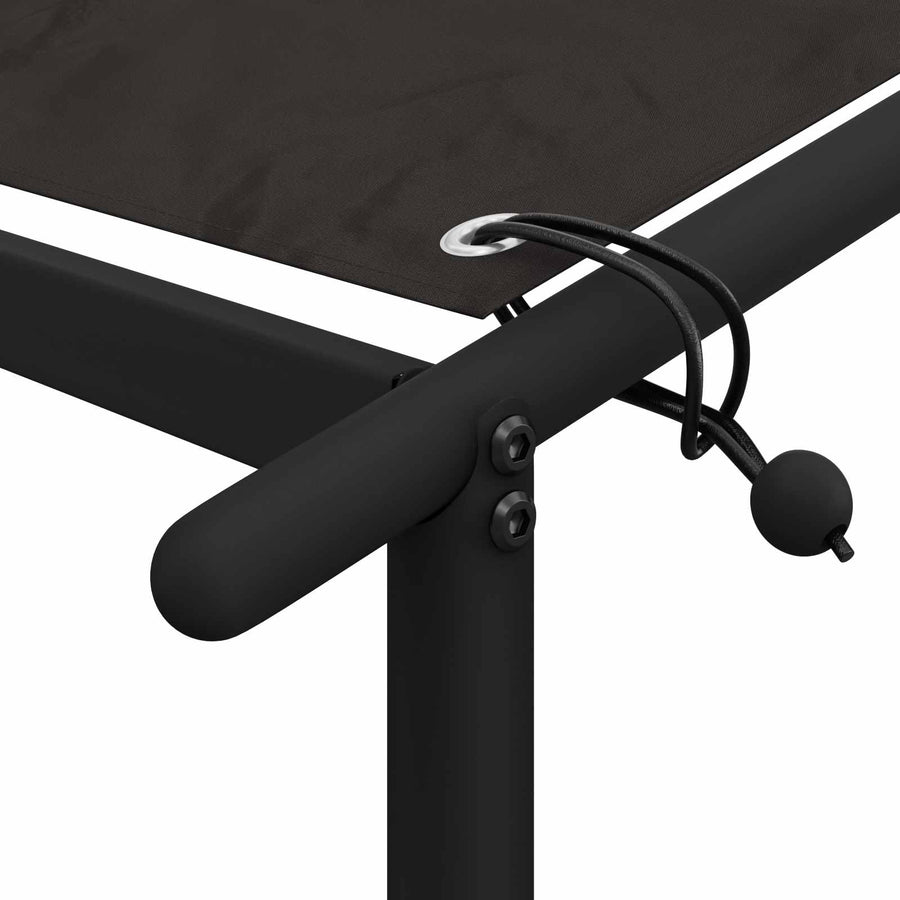 BBQ Gazebo 239.5 x 148 x 233.5 cm Anthracite