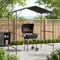 BBQ Gazebo 239.5 x 148 x 233.5 cm Anthracite