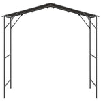 BBQ Gazebo 239.5 x 148 x 233.5 cm Anthracite