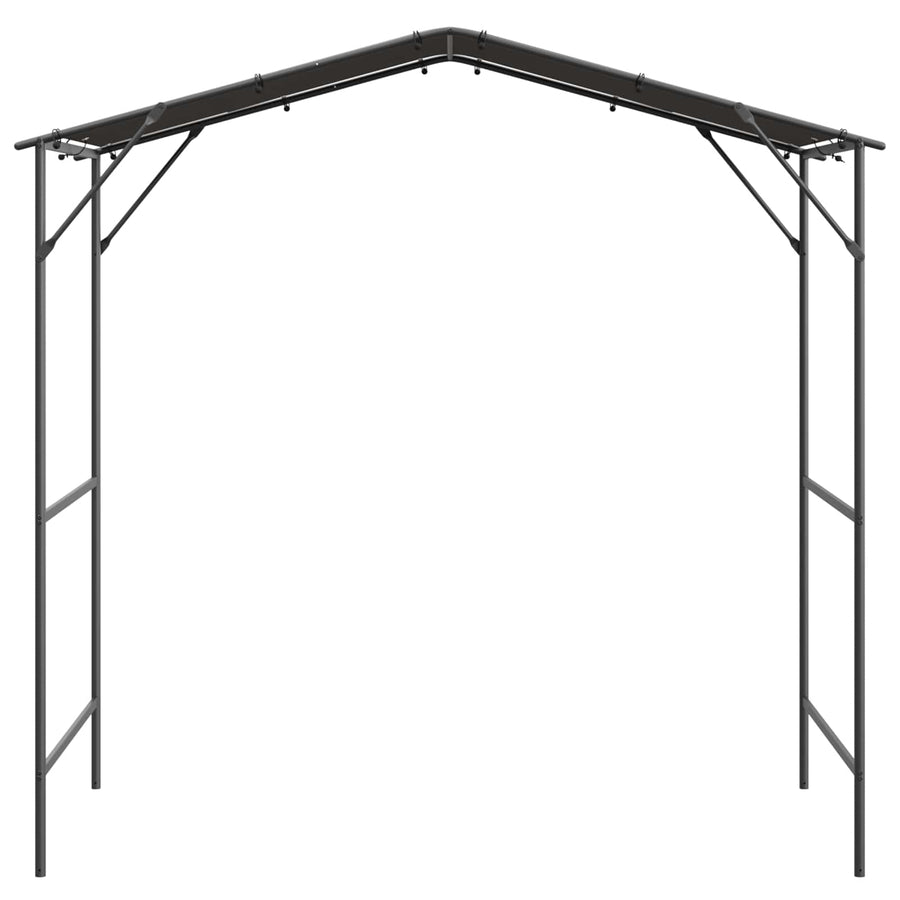 BBQ Gazebo 239.5 x 148 x 233.5 cm Anthracite