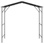 BBQ Gazebo 239.5 x 148 x 233.5 cm Black
