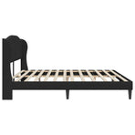 Bed Frame with Headboard Black 180 x 200 cm Faux Leather