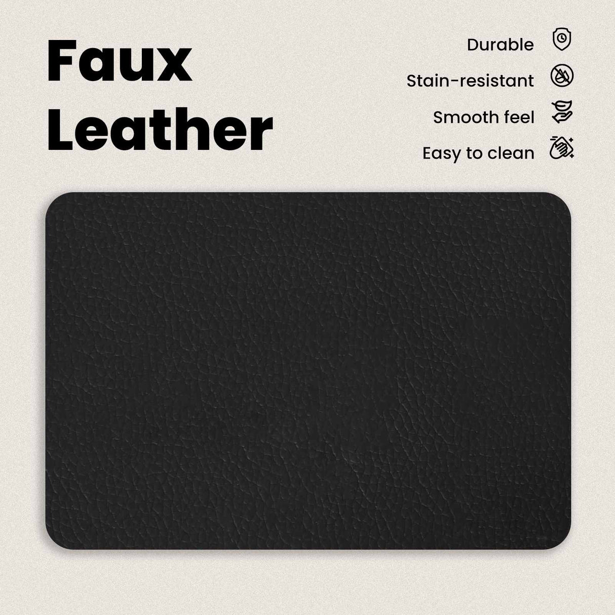Bed Frame Black 90 x 190 cm Faux Leather