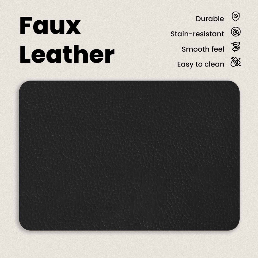 Bed Frame with Mattress Black 107 x 203 cm Faux Leather