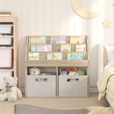 Kids Bookshelf Sonoma Oak 72.5 x 29.5 x 69 cm Engineered Wood - Top-Down View