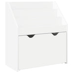 Kids Bookshelf White 60 x 29.5 x 69 cm Engineered Wood