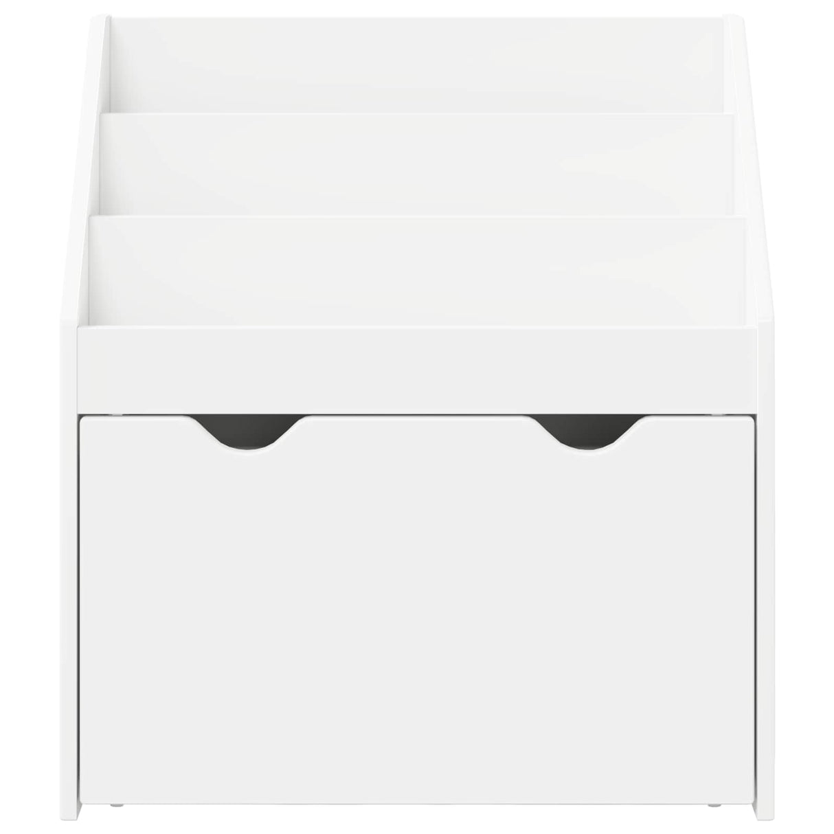 Kids Bookshelf White 60 x 29.5 x 69 cm Engineered Wood