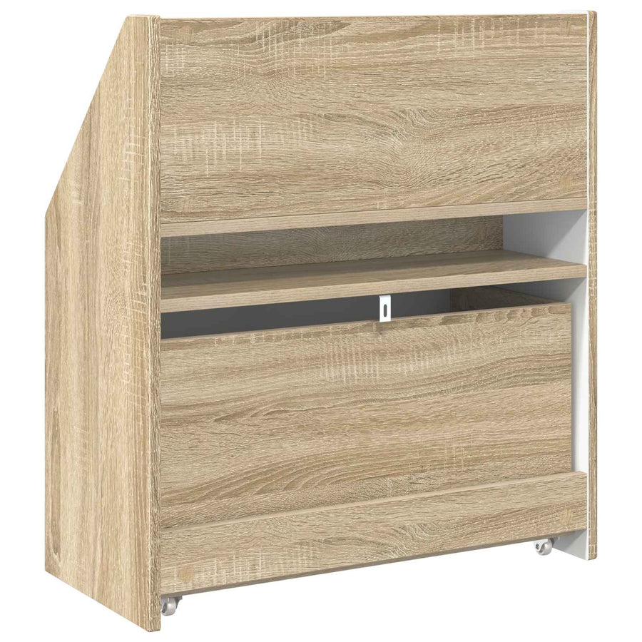 Kids Bookshelf Sonoma Oak 60 x 29.5 x 69 cm Engineered Wood