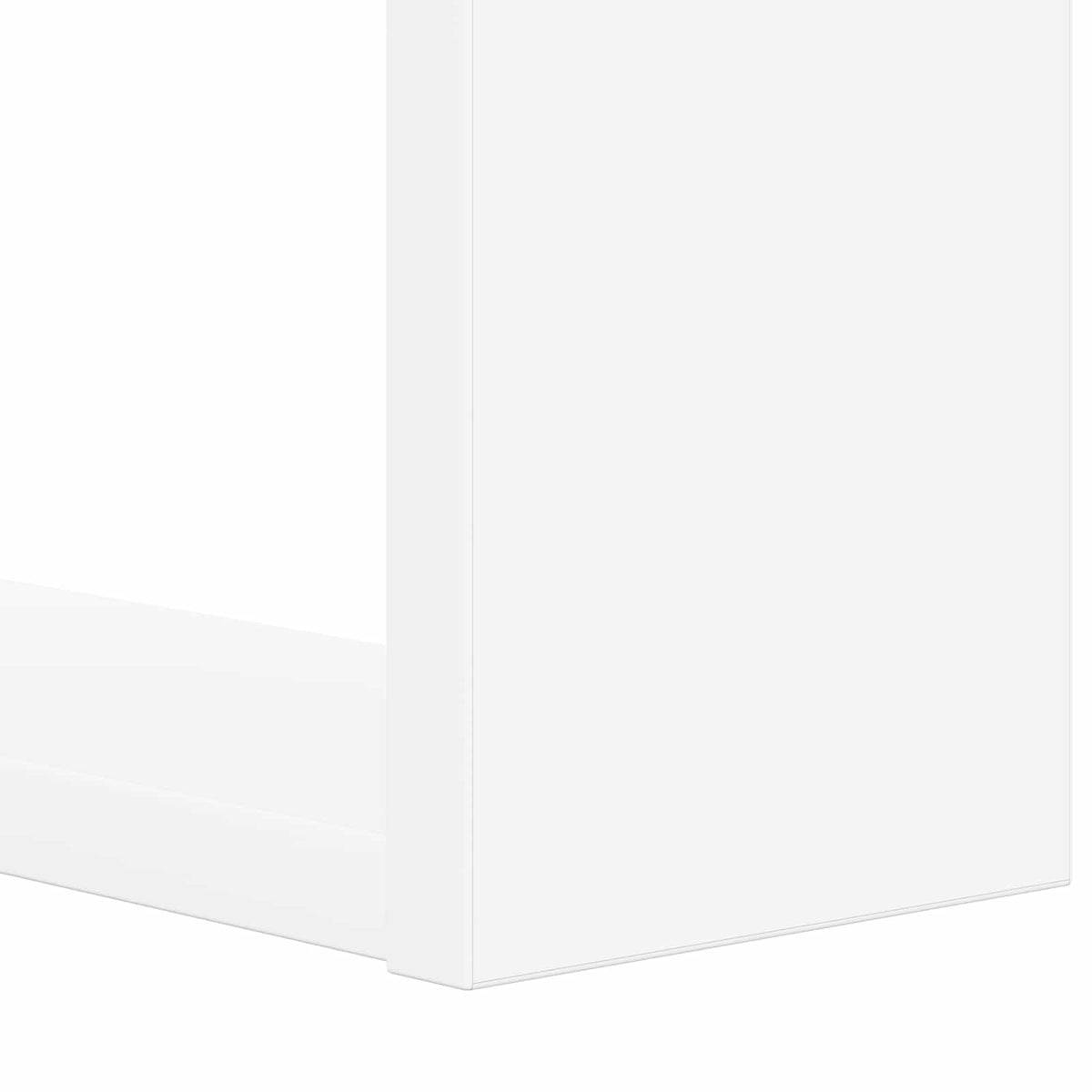 Bookshelf 2-Tier 52 x 25 x 71.5 cm Engineered Wood White