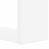 Bookshelf 2-Tier 52 x 25 x 71.5 cm Engineered Wood White