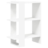 Bookshelf White 52 x 25 x 71.5 cm Engineered Wood - Close-Up Angle