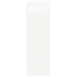 Bookshelf 2-Tier 52 x 25 x 71.5 cm Engineered Wood White