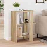 Bookshelf Sonoma Oak 52 x 25 x 71.5 cm Engineered Wood - Top-Down View