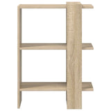 Bookshelf Sonoma Oak 52 x 25 x 71.5 cm Engineered Wood - 45-Degree Angle