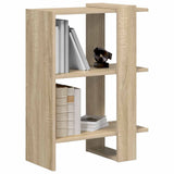 Bookshelf Sonoma Oak 52 x 25 x 71.5 cm Engineered Wood - Side View