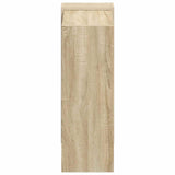 Bookshelf Sonoma Oak 52 x 25 x 71.5 cm Engineered Wood - Rear View