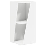 Side Shelf White 33 x 32 x 70.5 cm Engineered Wood