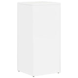 Side Shelf White 33 x 32 x 70.5 cm Engineered Wood