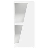 Side Shelf White 33 x 32 x 70.5 cm Engineered Wood