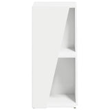 Side Shelf White 33 x 32 x 70.5 cm Engineered Wood