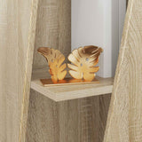Side Shelf Sonoma Oak 33 x 32 x 70.5 cm Engineered Wood - Top-Down View