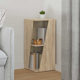 Side Shelf Sonoma Oak 33 x 32 x 70.5 cm Engineered Wood
