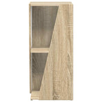 Side Shelf 33 x 32 x 70.5 cm Engineered Wood Sonoma Oak