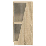 Side Shelf Sonoma Oak 33 x 32 x 70.5 cm Engineered Wood - 45-Degree Angle
