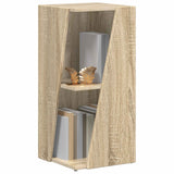 Side Shelf Sonoma Oak 33 x 32 x 70.5 cm Engineered Wood