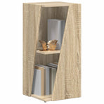 Side Shelf 33 x 32 x 70.5 cm Engineered Wood Sonoma Oak